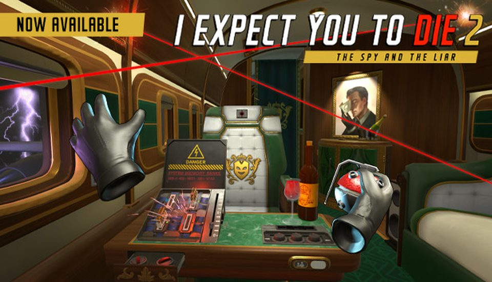 Обкладинка I Expect You To Die 2: купе потяга з пасткою на столі