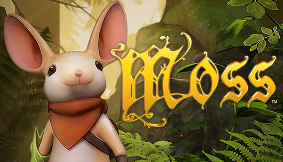 Обкладинка Moss: біле мишеня в червоній накидці серед лісової папороті